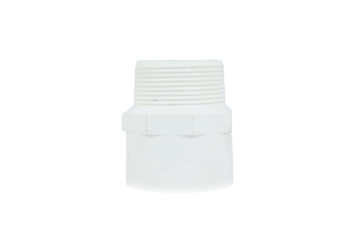 ADAPTADOR PVC MACHO AGUA POTABLE 1-1/2"