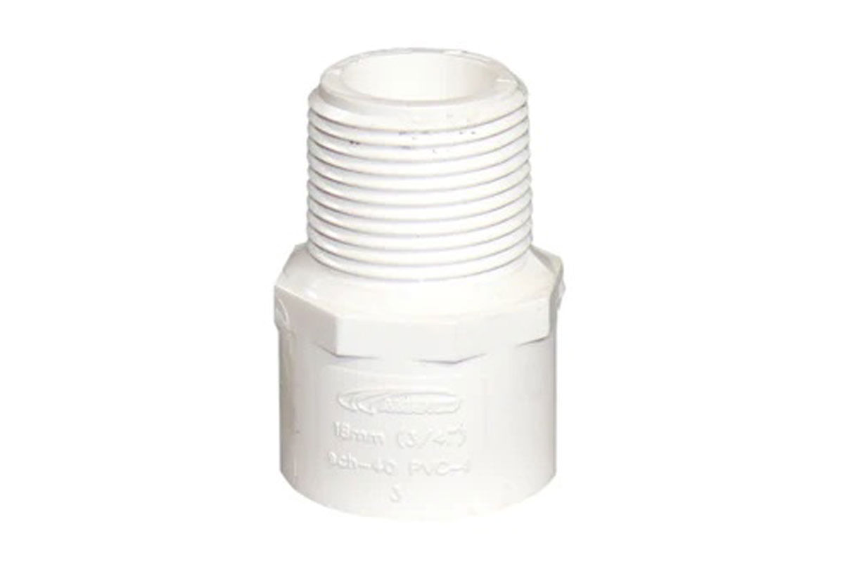 ADAPTADOR PVC MACHO AGUA POTABLE 1/2 AMANCO