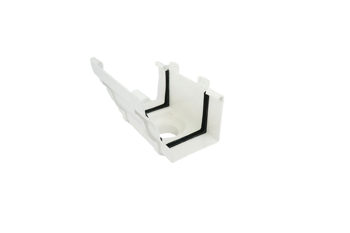 BOQUILLA PARA BAJANTE CANOA COLONIAL PVC AMANCO 2" REDONDO