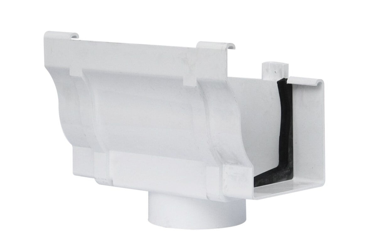 BOQUILLA PARA BAJANTE CANOA COLONIAL PVC AMANCO 3'' REDONDO
