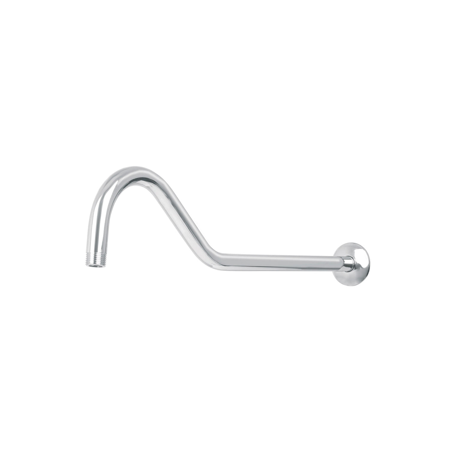 BRAZO PARA DUCHA 1/2" FOSET 50CM CROMO PARED