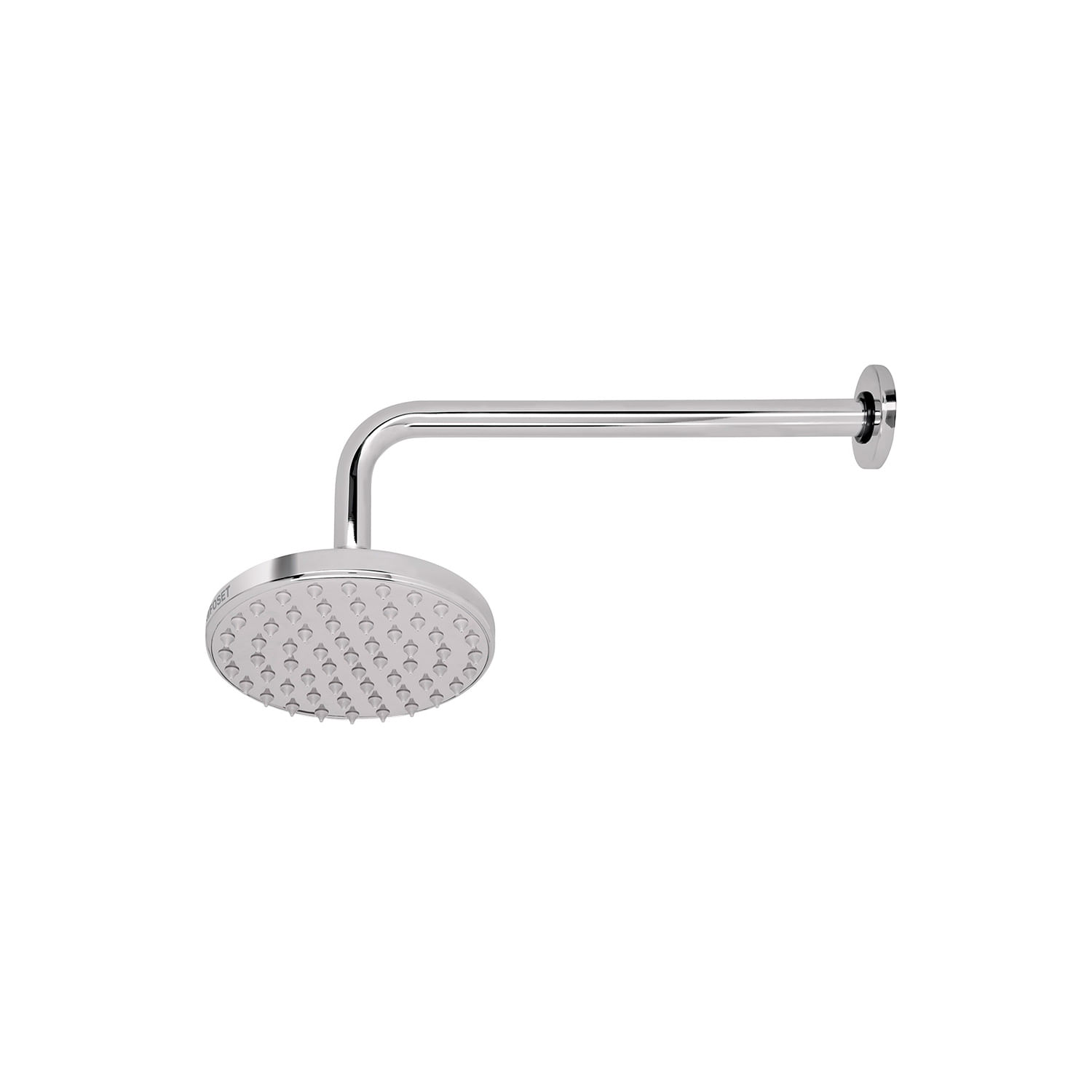 CABEZA DE DUCHA REDONDA FOSET 6" BRAZO Y FLANGE ELEMENT