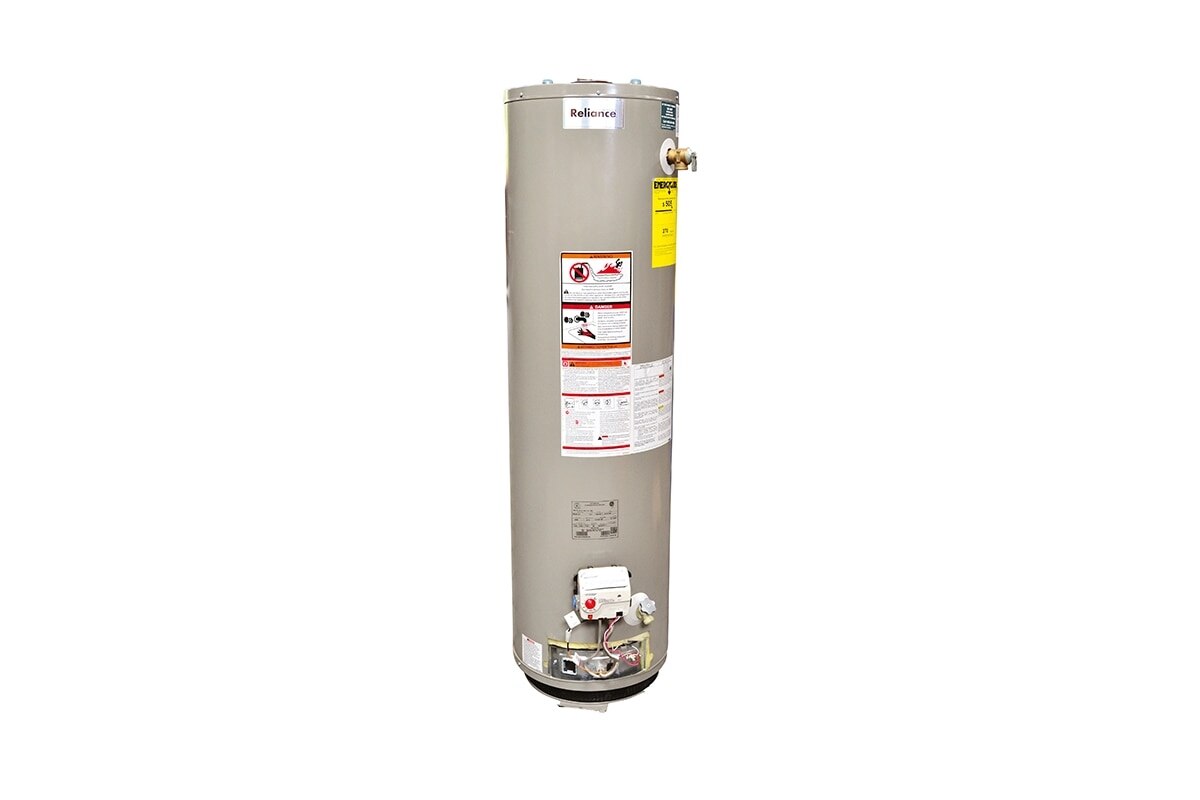 CALENTADOR DE AGUA A GAS RELIANCE 30GLN 61X16PULGADAS