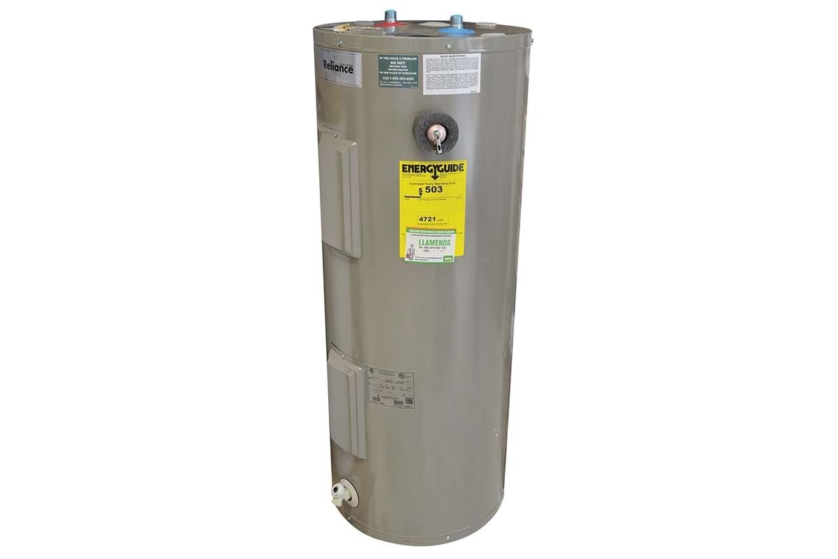 CALENTADOR DE AGUA ELECTRICO RELIANCE 30GLN 220V