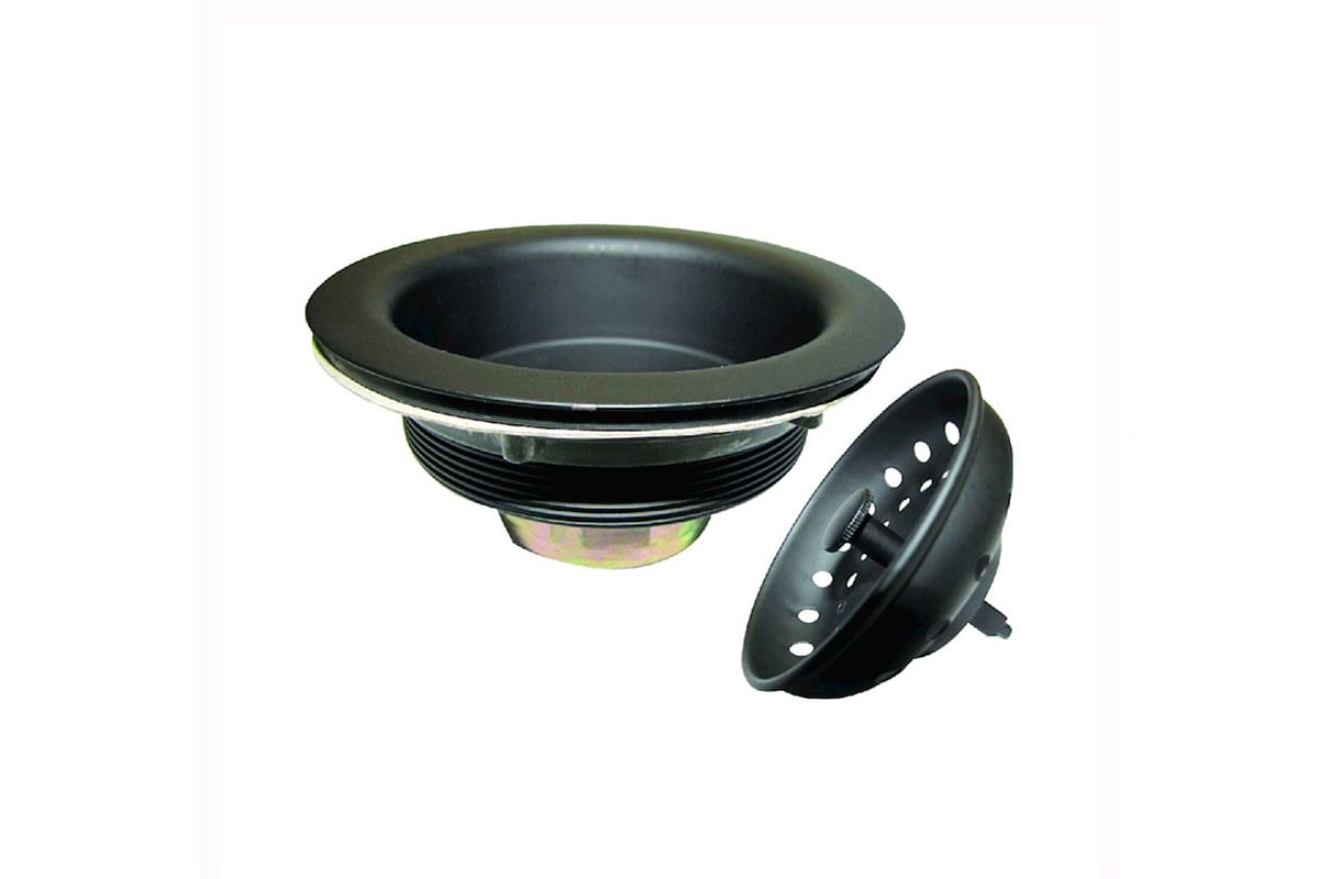 CANASTA PARA PANTRY 4 1/2" NEGRO ACERO INOX. KEENEY