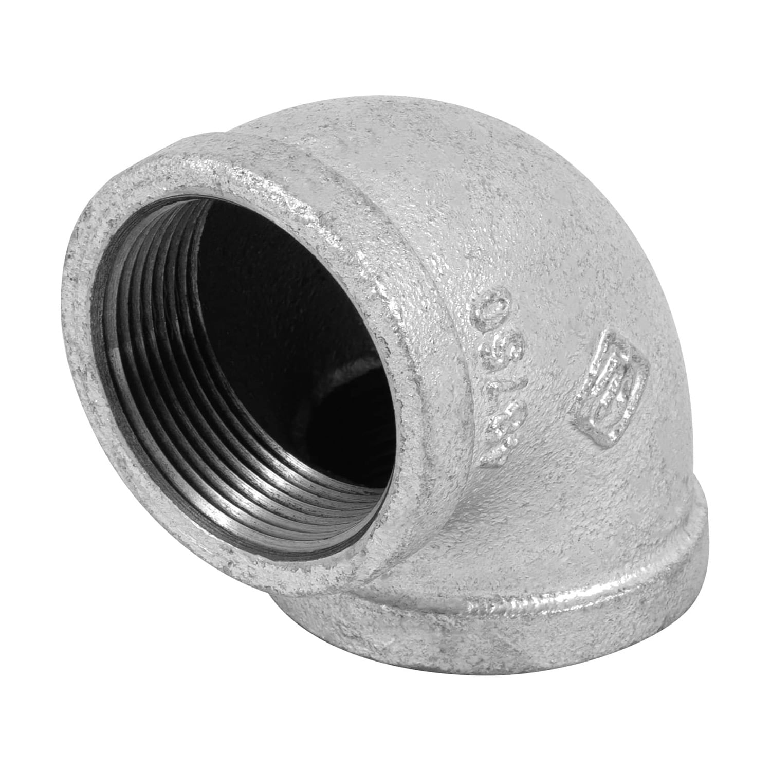 CODO DE 90° DE HIERRO GALVANIZADO DE 1-1/2" FOSET.