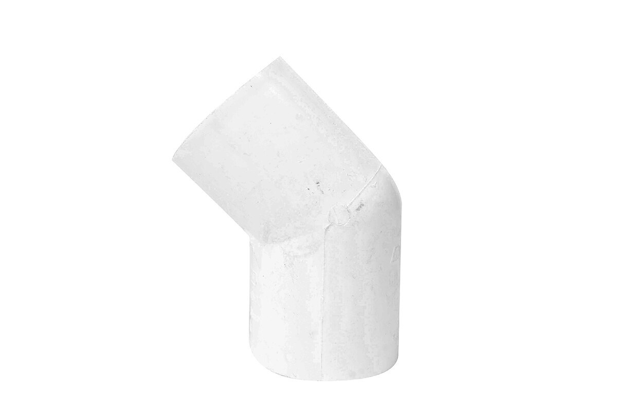 CODO PVC LISO AGUA POTABLE 45 GRADOS 1-1/4"