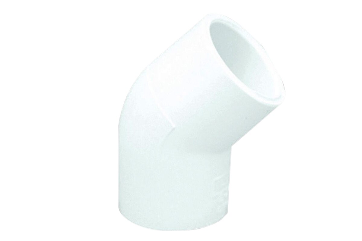 CODO PVC LISO AGUA POTABLE 45 GRADOS 3/4"