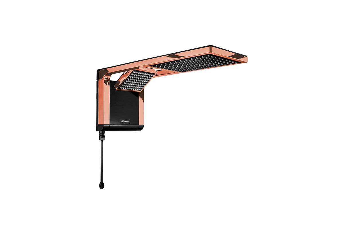 DUCHA ACQUA DUO ULTRA NEGRO ROSE GOLD 127V/5500W LORENZETTI