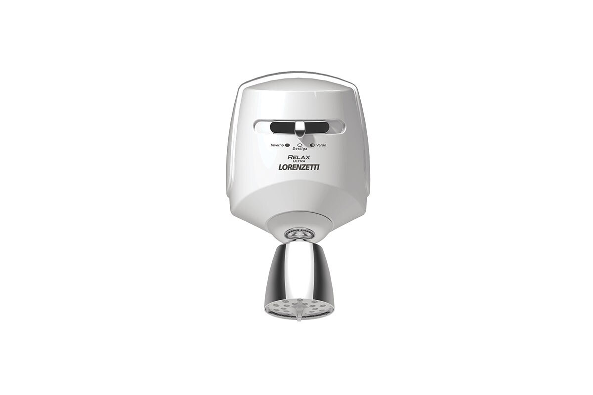 DUCHA ELECTRICA 3T BLANCA CROMO RELAX 127V/5500W LORENZETTI