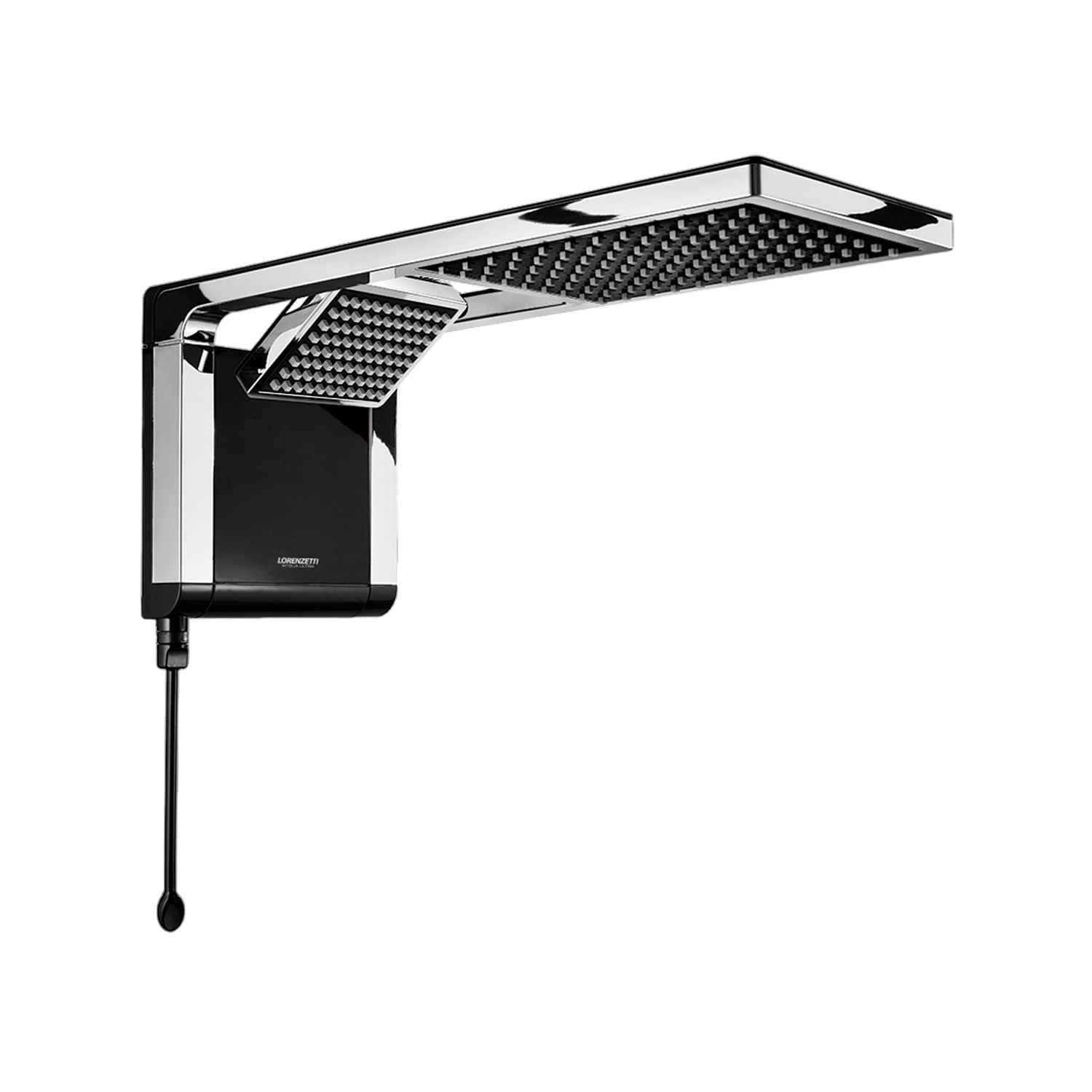 DUCHA ELECTRICA ACQUA DUO ULTRA NEGRO CROMADO 127V/5500W LORENZETTI