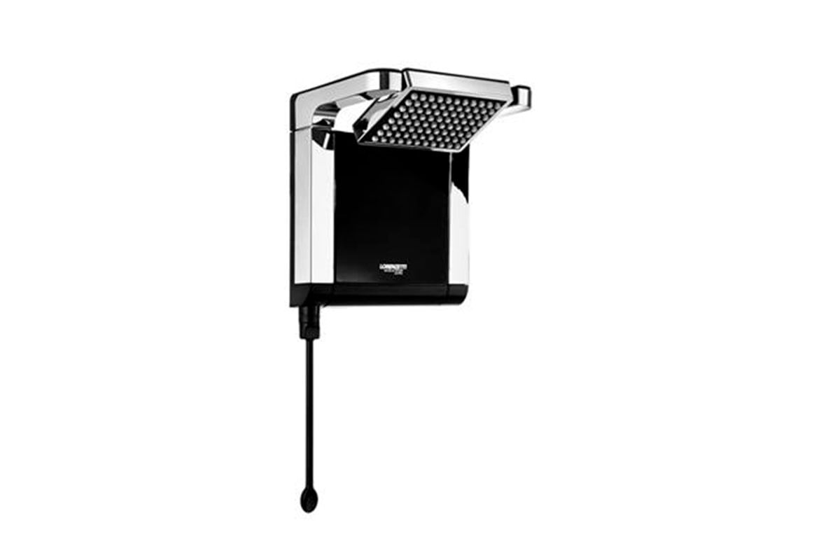 DUCHA ELECTRICA ACQUA STAR ULTRA NEGRA CROMADO 127V/5500W LORENZETTI