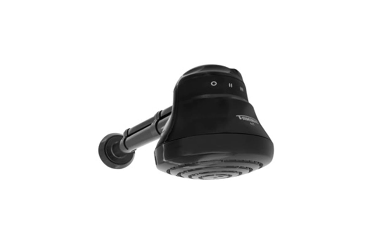 DUCHA FAMINHO 4T NEGRA C/MANGUERA Y NIPLE 127V/5400W FAME