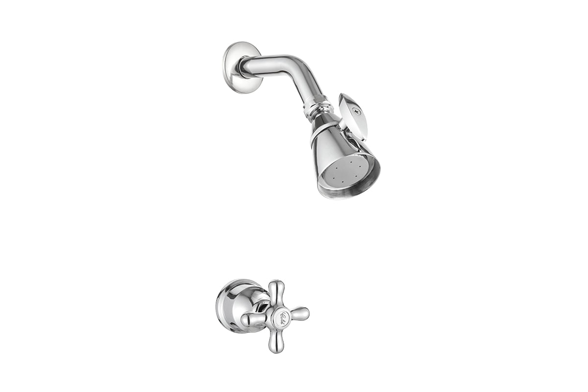 DUCHA Y LLAVE DE CRUCETA SENCILLA CHROMA-CORONA