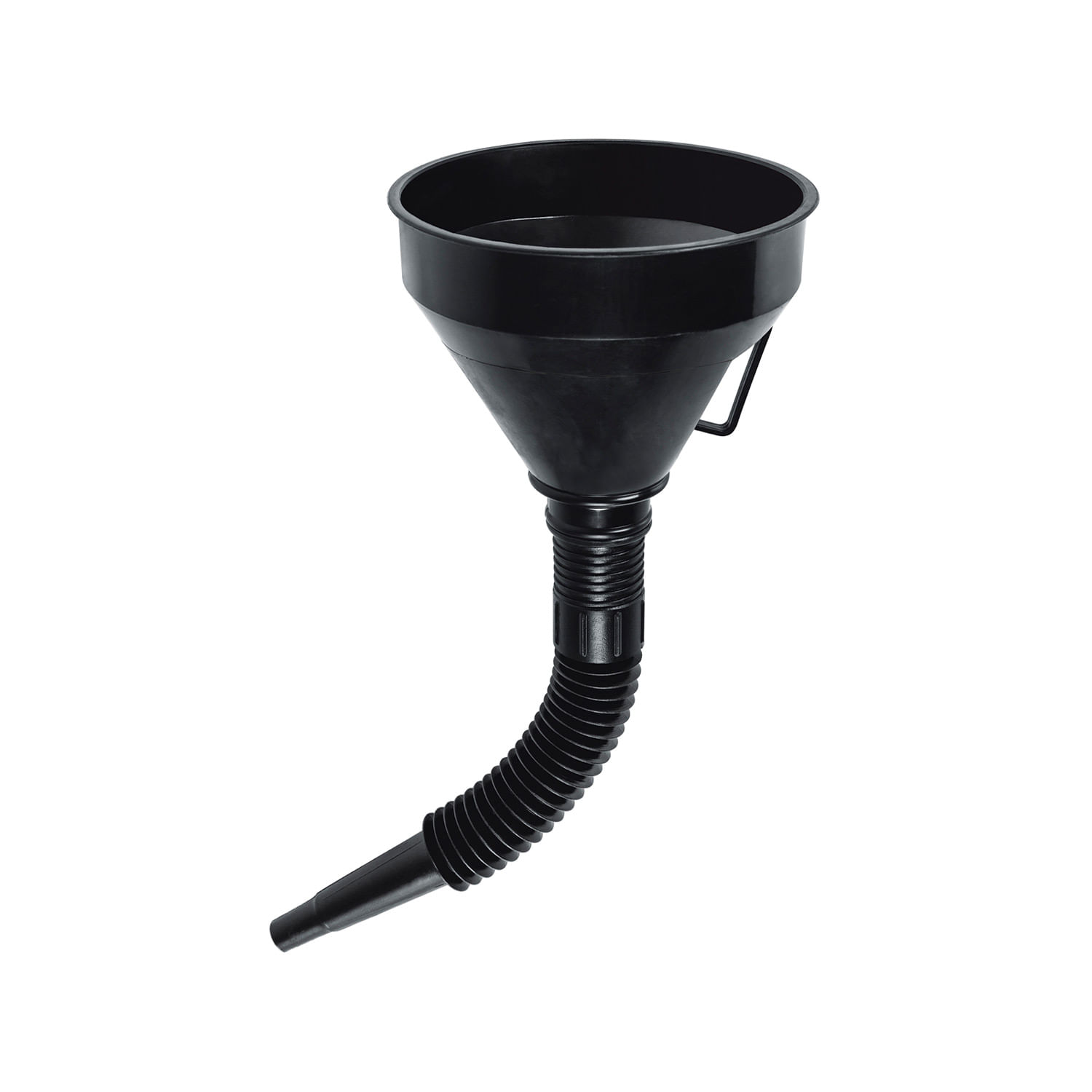 EMBUDO PLASTICO CUELLO FLEXIBLE CON FILTRO 500ML TRUPER