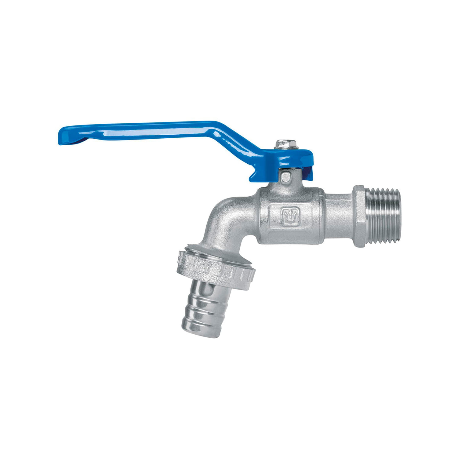 LLAVE DE CHORRO 1/2" 1/4VUELTA CROMADA TRUPER