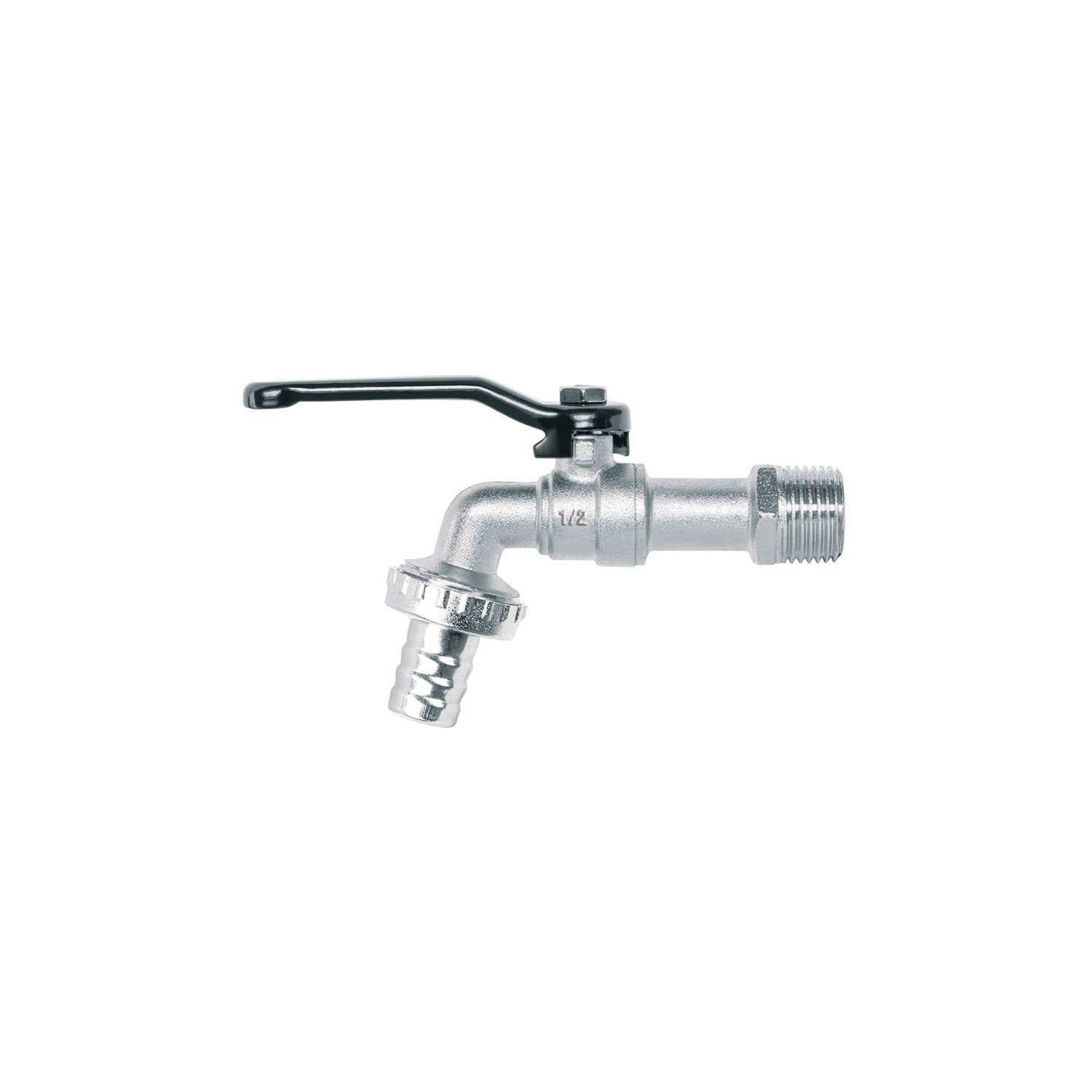 LLAVE DE CHORRO 1/2" CROMADO 1/4 VUELTA CONECTOR TRUPER