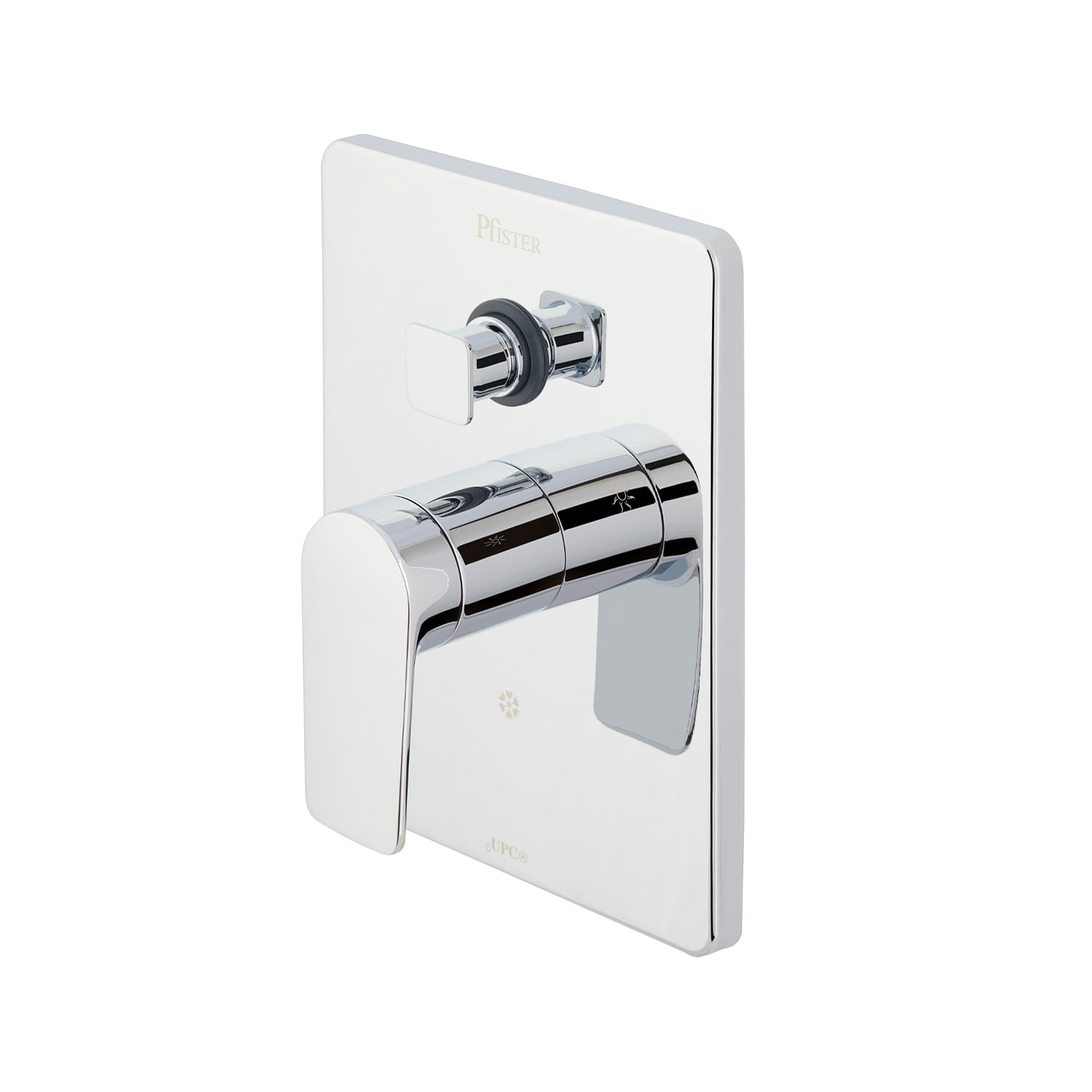 LLAVE DE DUCHA PALANCA MONOMANDO C/DESVIADOR CROMO SENA-PFISTER