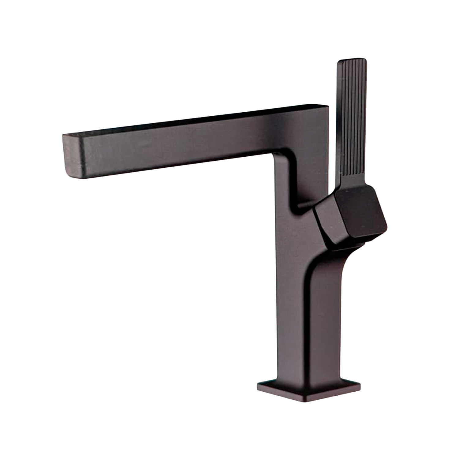 LLAVE LAVAMANO MONOMANDO BAJA PALANCA NEGRO R03 MIGGET FINEZZA