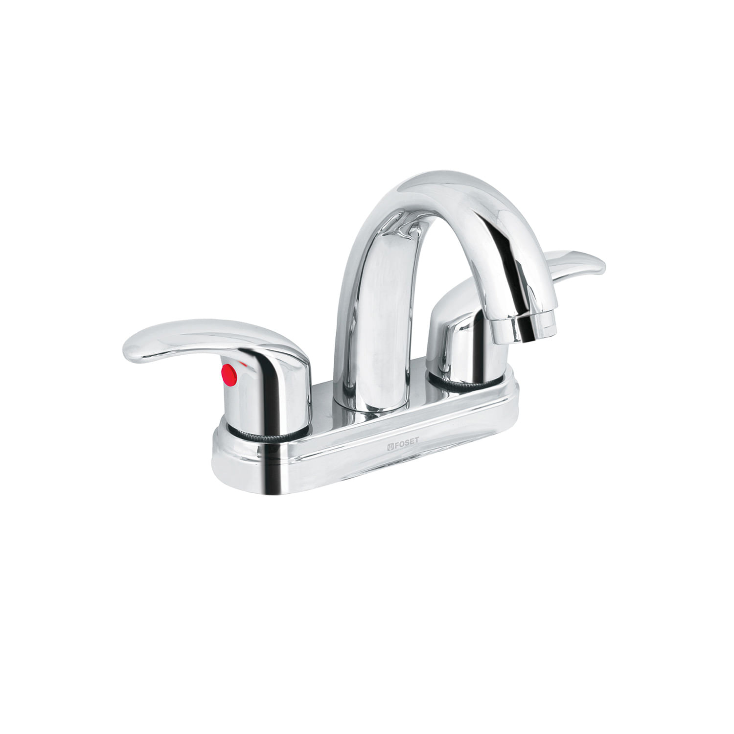 LLAVE PARA LAVAMANO 2 MANIJAS DE PALANCA CUELLO ALTO-AQUA