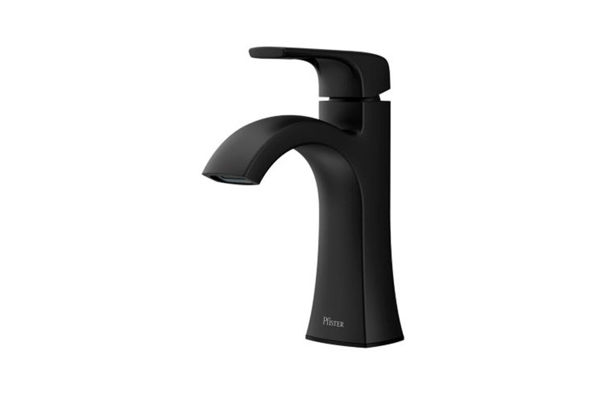 LLAVE PARA LAVAMANO MONOMANDO BAJA NEGRA BRUXIE PFISTER
