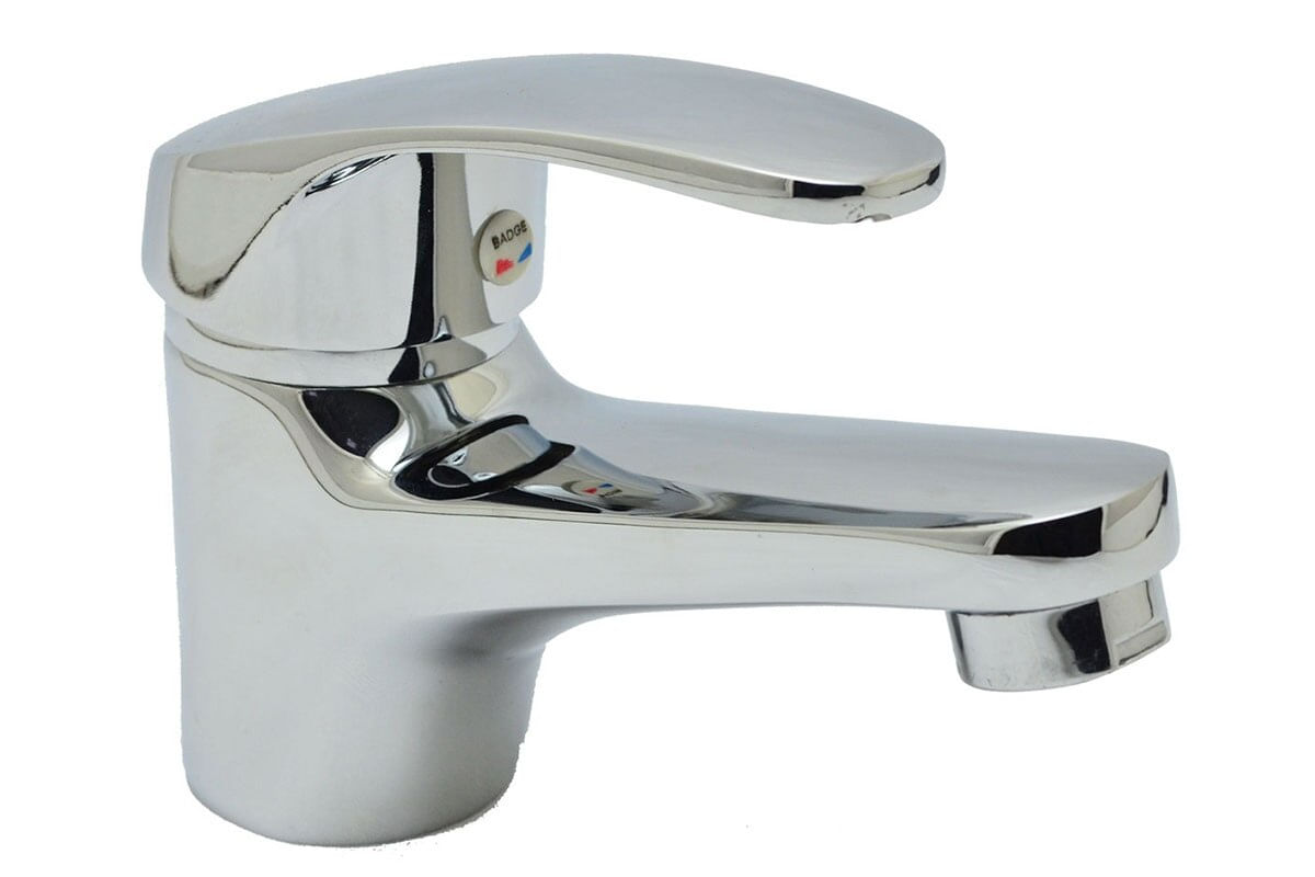 LLAVE PARA LAVAMANO MONOMANDO CROMO CUELLO BAJO MONOLAV-BERMETAL