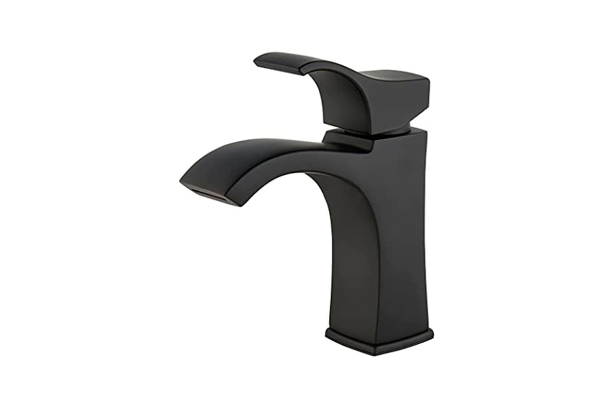 LLAVE PARA LAVAMANO MONOMANDO NEGRA BAJA VENTURI - PFISTER