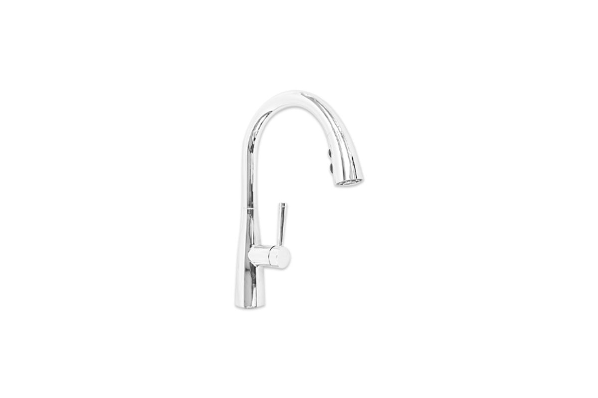LLAVE PARA PANTRY ALTA CON ROCIADOR Y DISPENSADOR RAYA - PFISTER