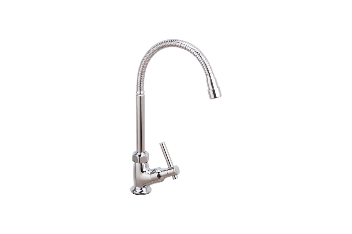 LLAVE PARA PANTRY SENCILLA CUELLO FLEXIBLE SIERPE CORONA