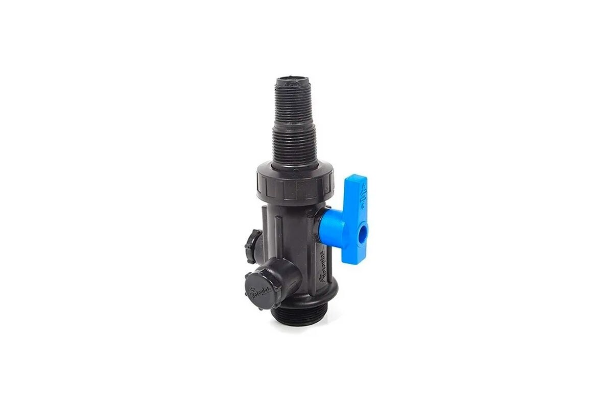 MULTICONECTOR CON VALVULA DE BOLA 1-1/2" - 3/4" PULGADAS ROTOPLAS