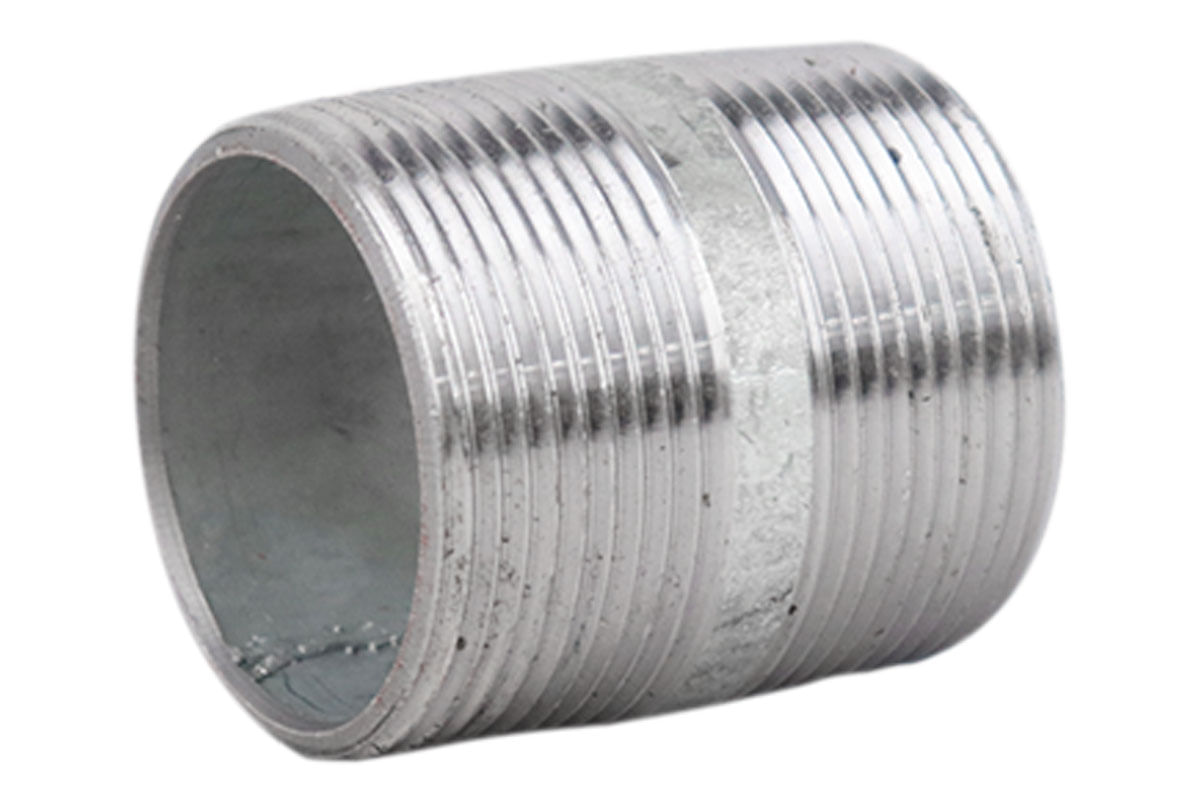 NIPLE GALVANIZADO ROSCA CED 20 1-1/2"X2"