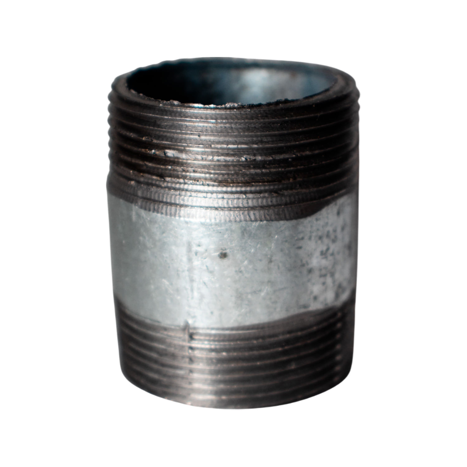 NIPLE GALVANIZADO ROSCA CED 40 1-1/2"X 2"