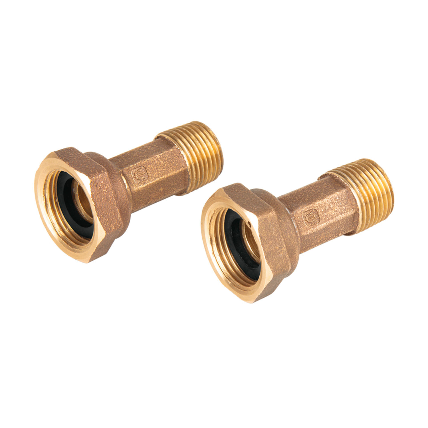 NIPLE PARA MEDIDOR DE AGUA 2 PIEZAS 1/2X3/4 FOSET