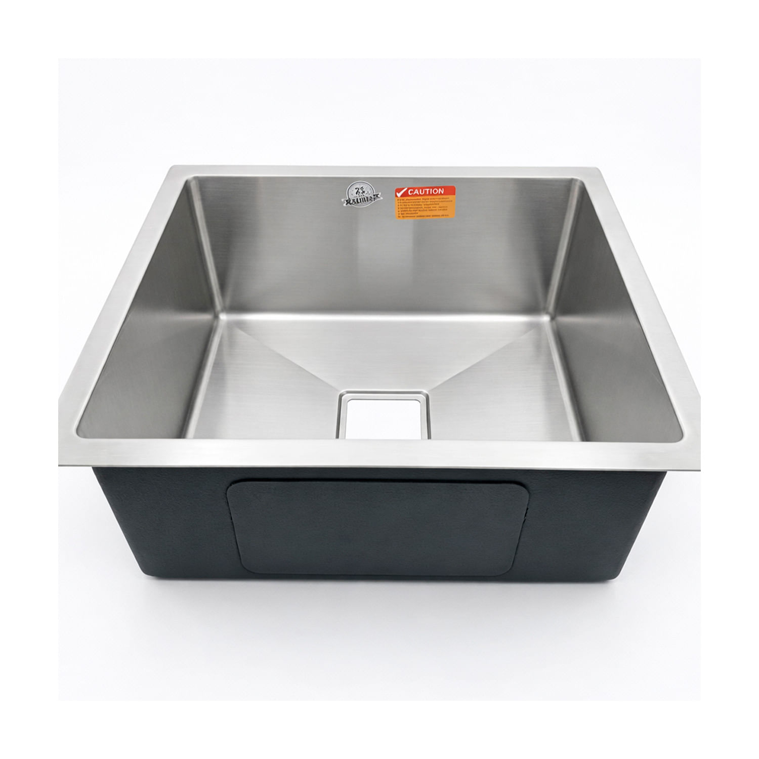 PANTRY ACERO INOX CUADRADO 1TINA 45X53X22CM SINGLE BOWL SOBREPONER/SUBMONTAR