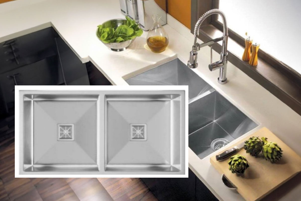 PANTRY ACERO INOX CUADRADO 2TINA 45X91X22CM SOBREPONER/SUBMONTAR