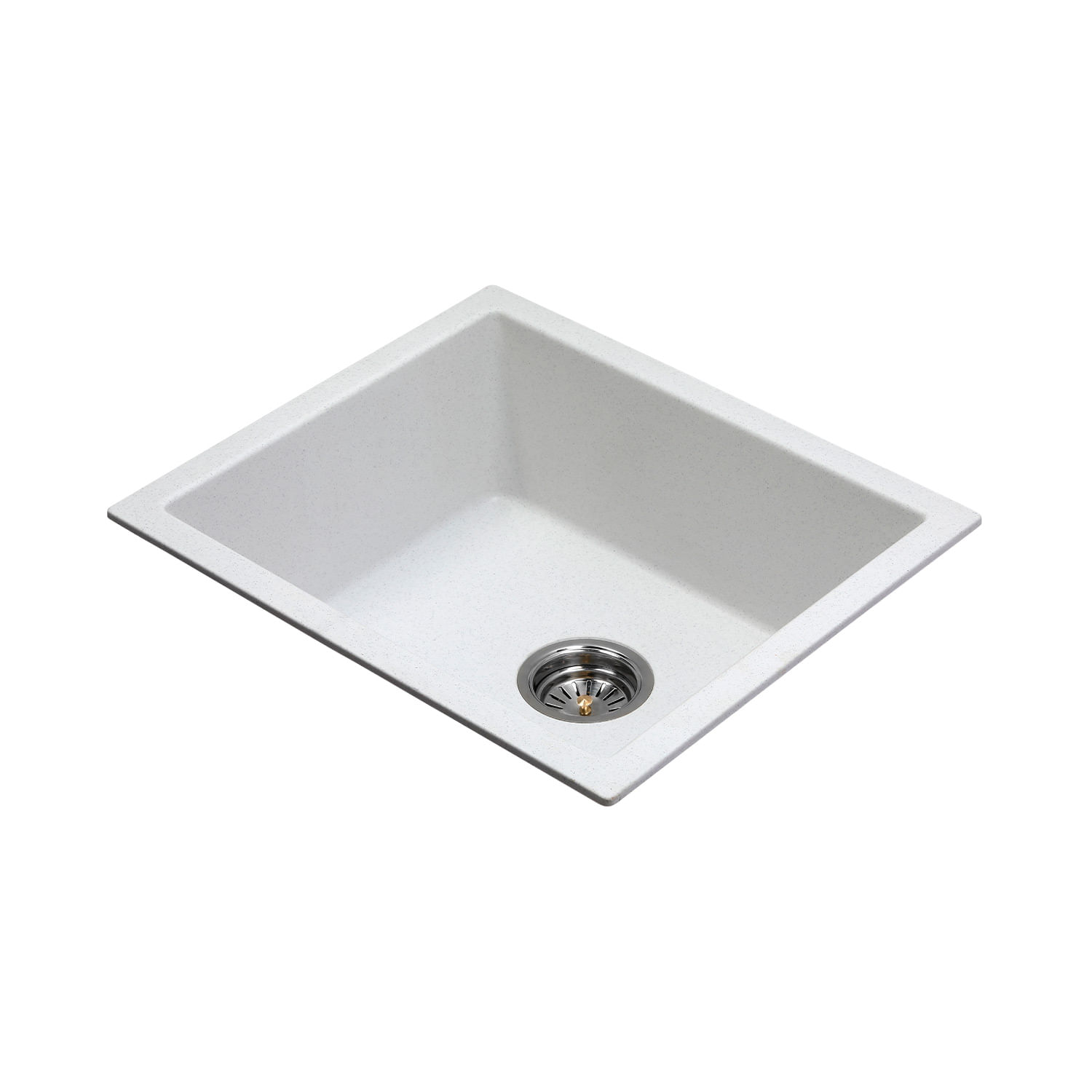 PANTRY GRANITE CUADRADO 1TINA 45X53X22CM SOBREPONER/SUBMONTAR SNOW WHITE