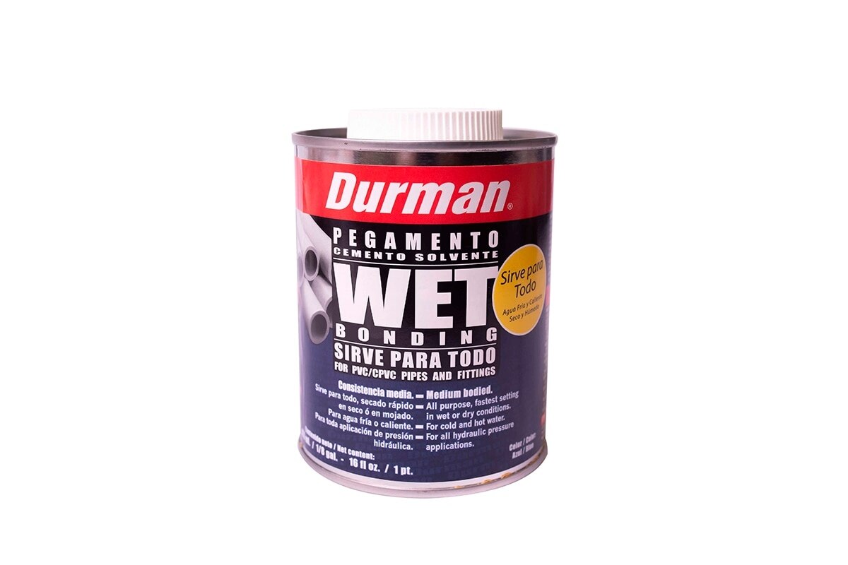 PEGA PVC AZUL DURMAN 1/8GR MOJADO/SECO