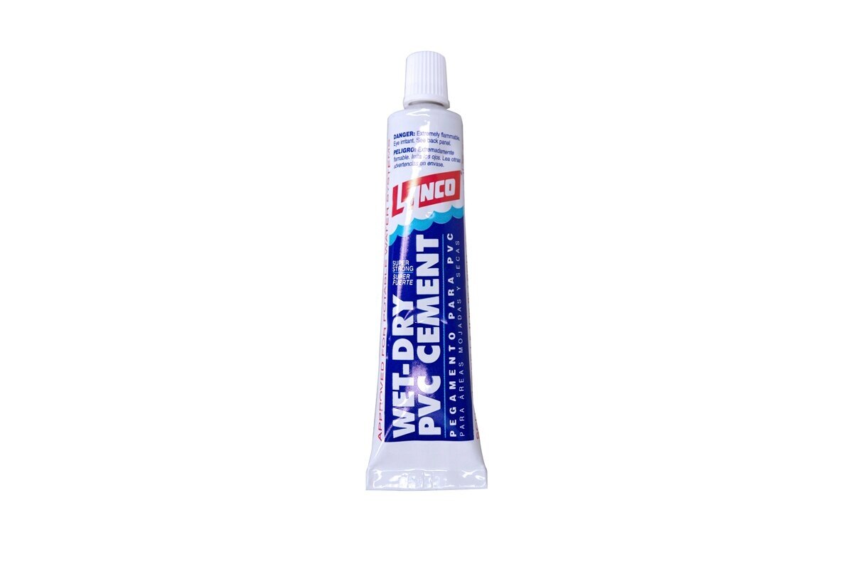 PEGAMENTO CEMENTO PVC WET DRY AZUL LANCO 1 ONZA