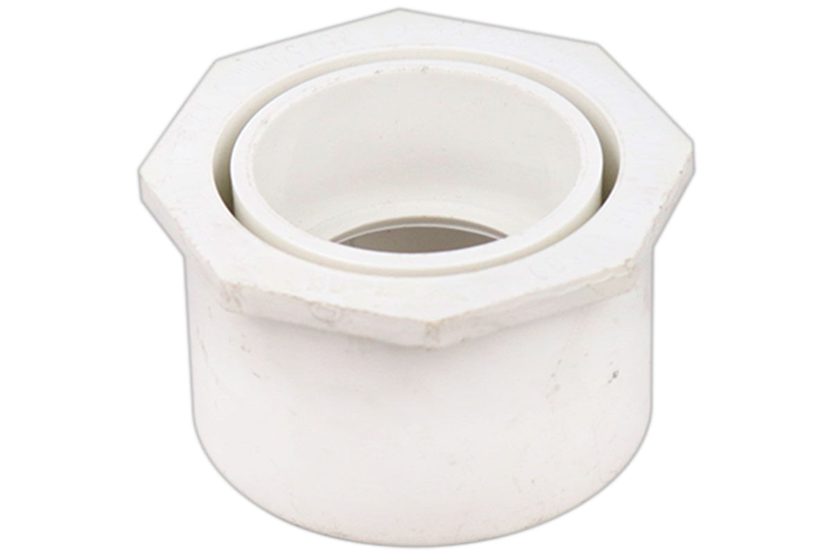 REDUCTOR PVC LISO AGUA POTABLE 3"X3/4"