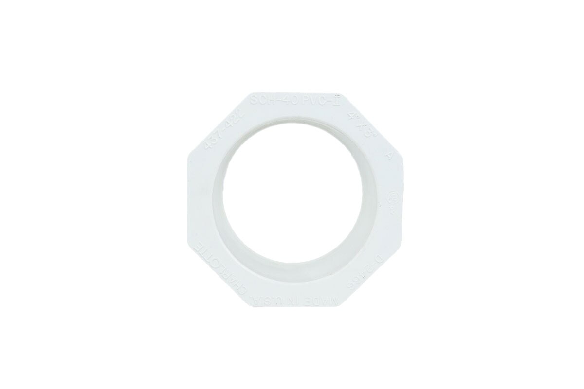 REDUCTOR PVC LISO AGUA POTABLE 4"X3"