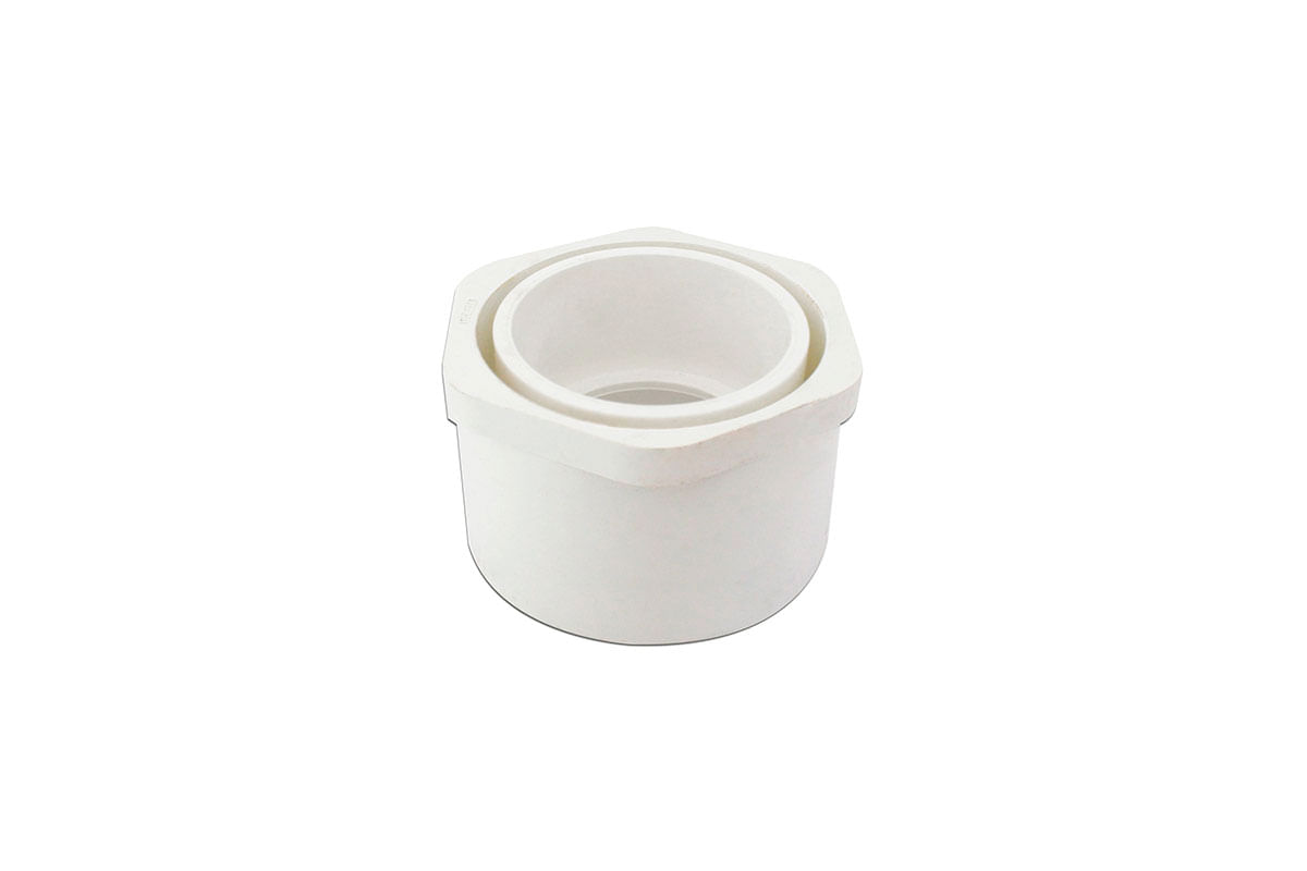 REDUCTOR PVC LISO AGUA POTABLE 8"X6"