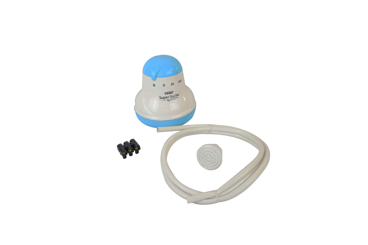 SUPER DUCHA 4 TEMP. C/MANGUERA 127V 5400W CELESTE FAME
