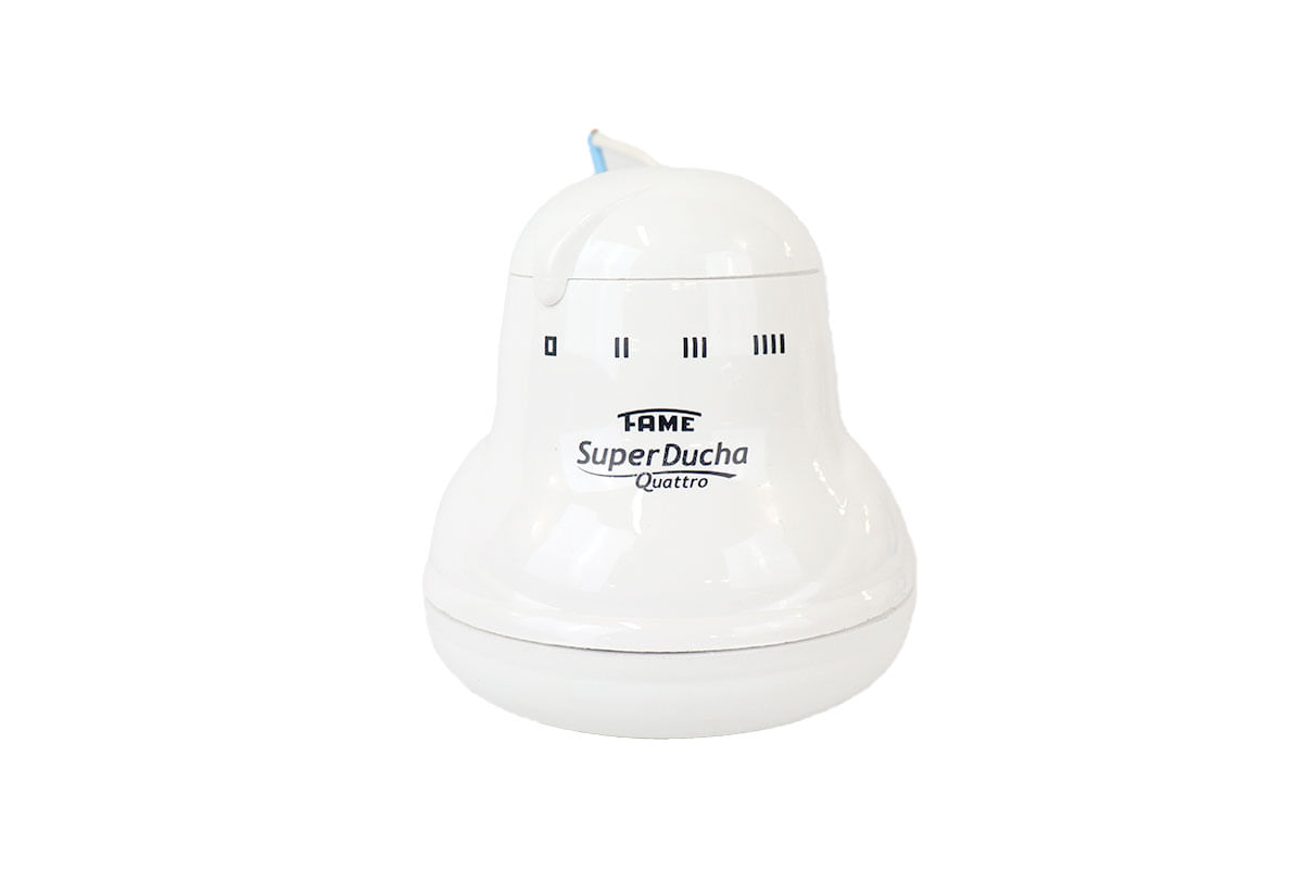 SUPER DUCHA 4 TEMP. C/MANGUERA 220 V 6000W BLANCA FAME