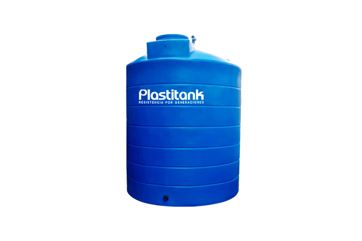 TANQUE INDUSTRIAL TRICAPA AZUL PLASTITANK 10000LTS 2.32X2.72MTS