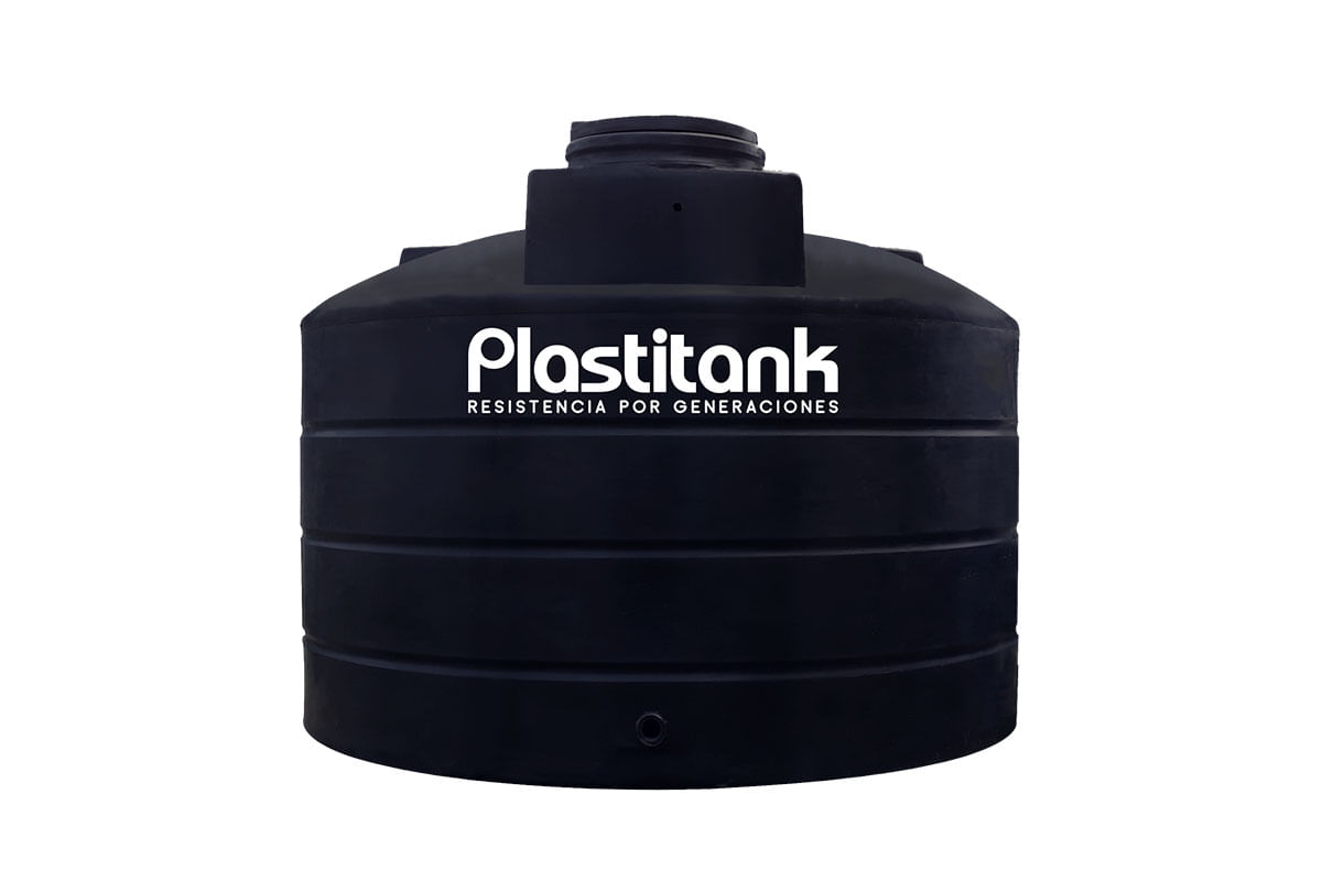 TANQUE INDUSTRIAL TRICAPA NEGRO PLASTITANK 5000LTS 2.32X1.5MTS