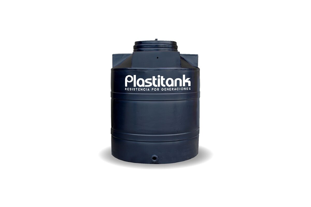 TANQUE PARA AGUA BICAPA PLASTITANK 2500LTS 1.6X1.6MTS