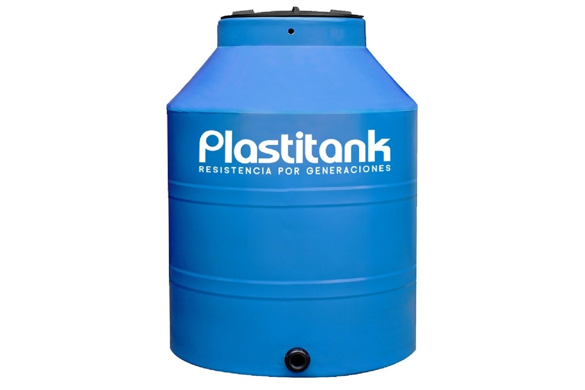 TANQUE PARA AGUA CONICO TRICAPA PLASTITANK 1100LTS 1.12X1.365MTS