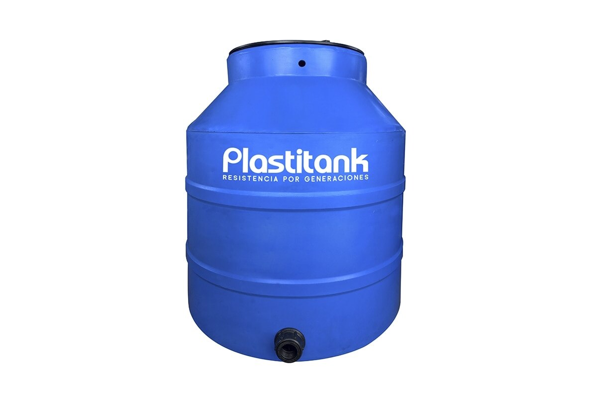 TANQUE PARA AGUA CONICO TRICAPA PLASTITANK 450LTS 0.85X0.99MTS