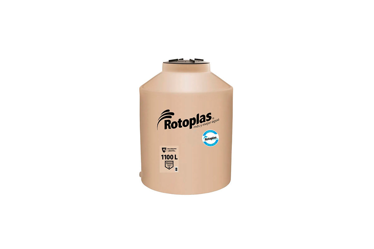 TANQUE PARA AGUA TRICAPA 1100 LTS BEIGE ROTOPLAS