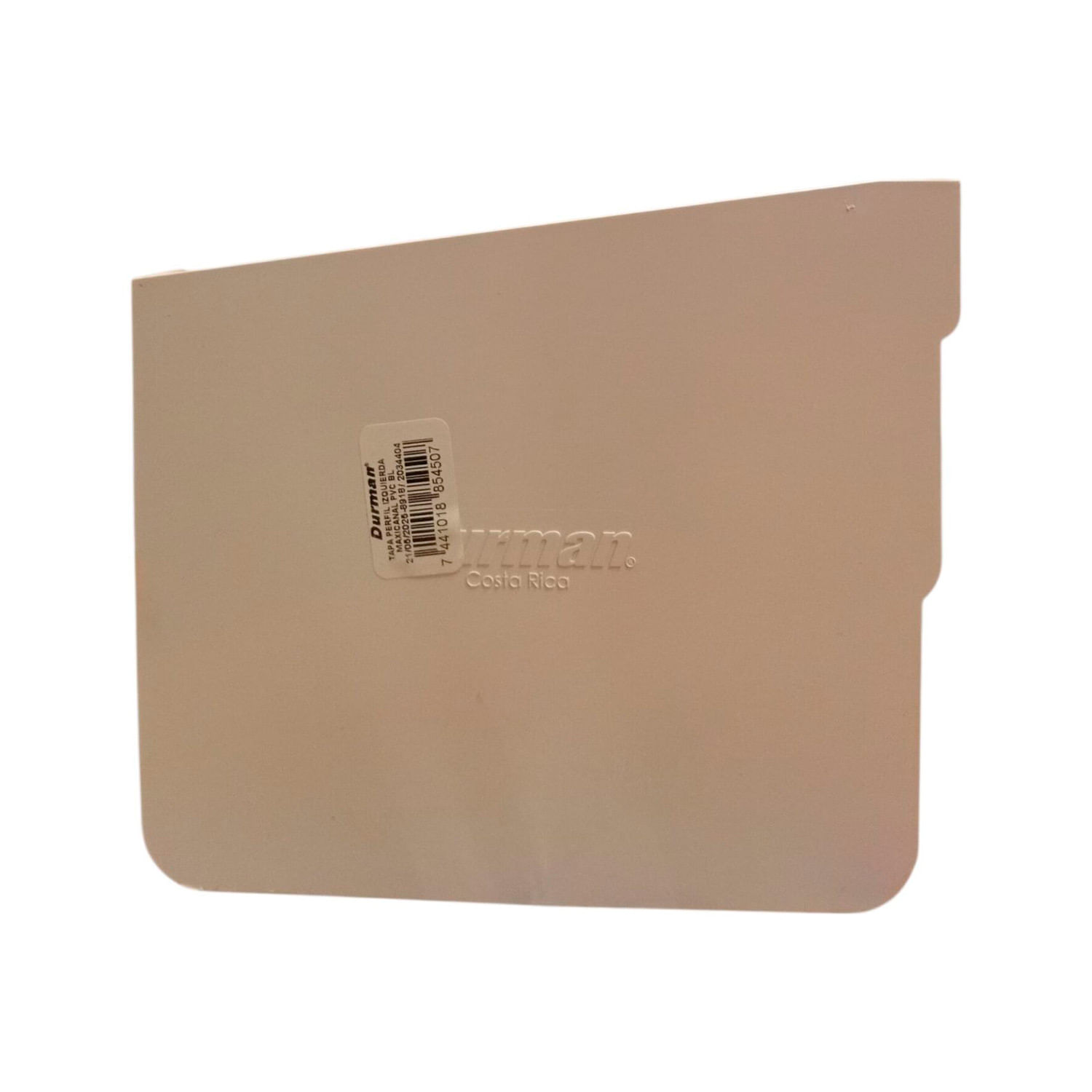 TAPA PARA CANOA MAXICANAL PVC IZQUIERDA BL DURMAN